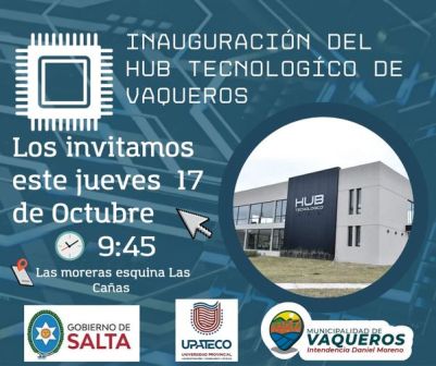 INAUGURACION POLO TECNOLOGICO VAQUEROS, HUB TECNOLOGICO 